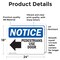 Signmission Pedestrians Use Door Sign, Vinyl Decal, 24in W x 18in L, 2PK OS-2PACK-NS-D-1824-L-17169 - alternate 4